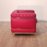 Pair of LC2 armchairs, Le Corbusier for Cassina