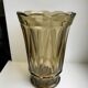 Smoked glass vase 70s