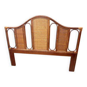 Rattan headboard
