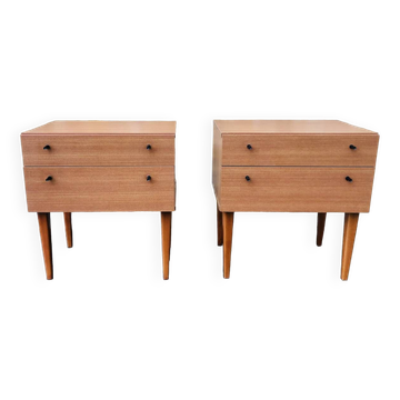 Paire de tables de chevet vintage Circa 60’s/70’s