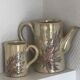 Set of 1 jug and 1 milk jug signed La Roue Vallauris.