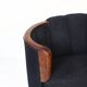 1930s Art Deco Curved Banana Sofa