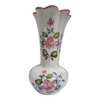 Vase faïence céramique signé Jodra fabriqué à martres tolosa