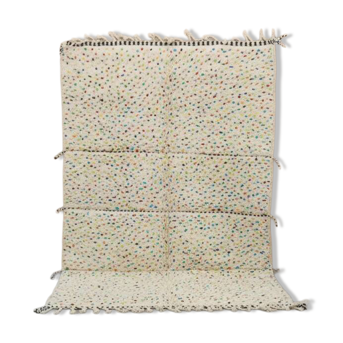 Medium Azilal rug 255×160 cm – Multicoloured ivory, AZO-782