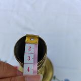 Golden brass candle holder