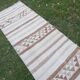Vintage Turkish hallway rug 84x337 cm