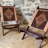 Set of 2 traditional Indian chairs