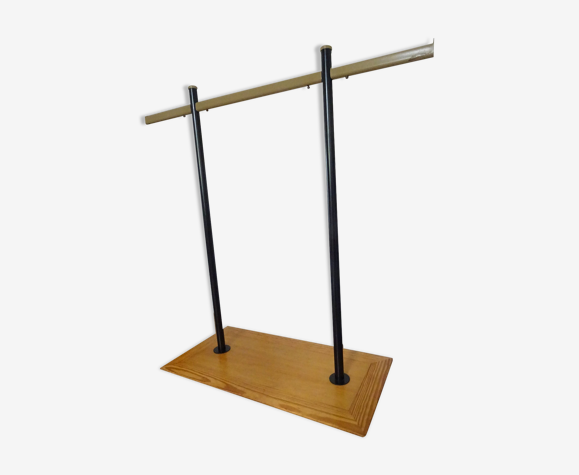 Portant vestiaire scandinave métal et bois