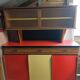 Formica and wood sideboard