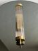 Art Deco Applique in Brass & Fluted Glass , Made in Italy , Several Available