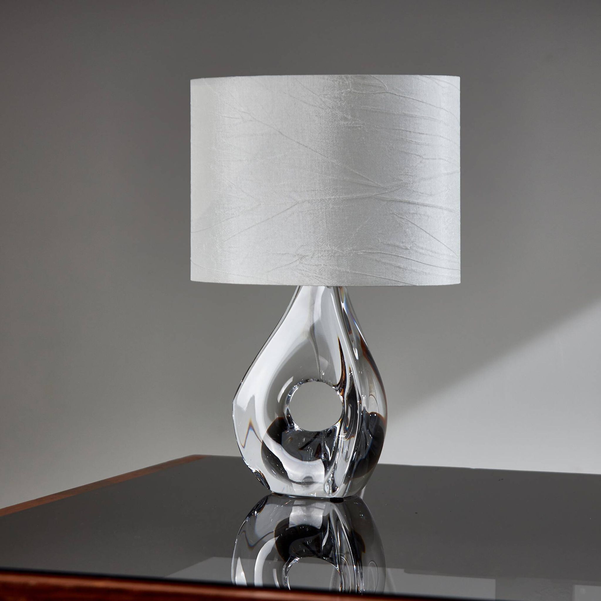 Lampe de table en cristal français par daum (mk10261)