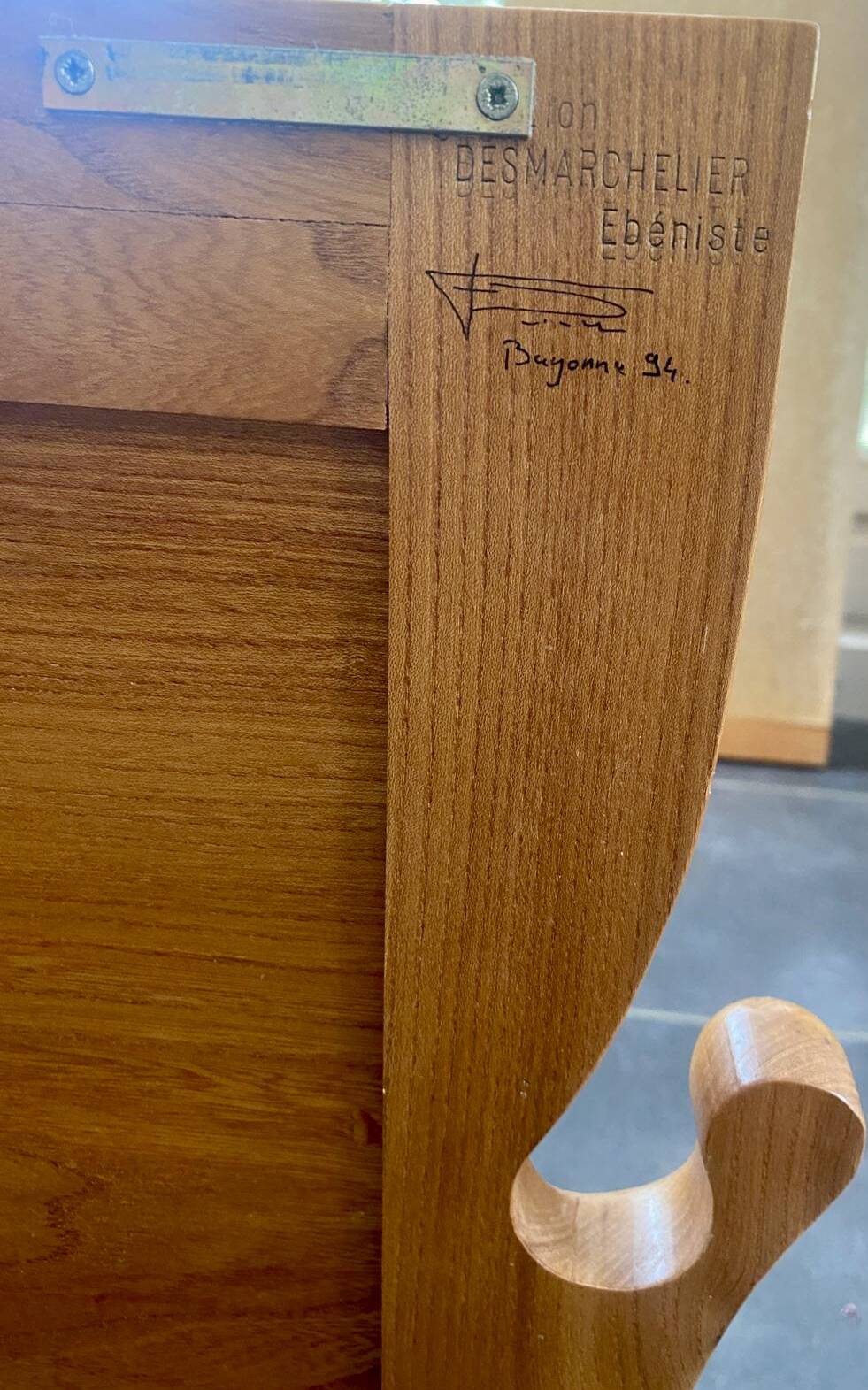 Solid oak chest of drawers desmarchelier