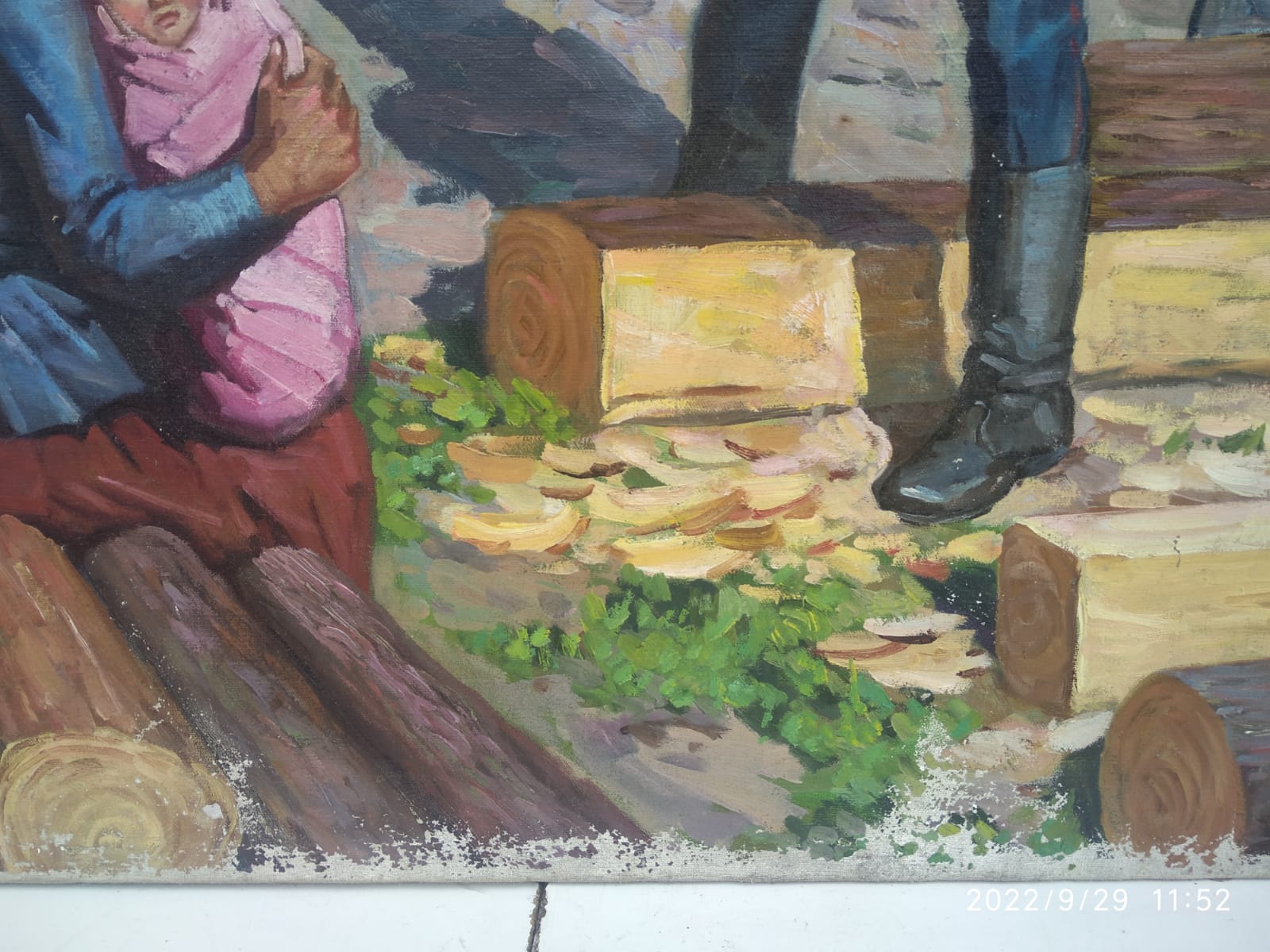 Painting Workers - Soviet Socialist Realism