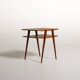 Swedish teak and mahogany side table, 1950s