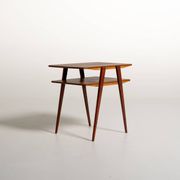 Swedish teak and mahogany side table, 1950s