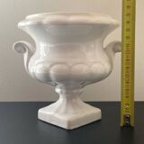 Small Medici vase in white porcelain