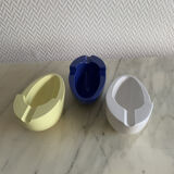 Claude Dumas blue ceramic ashtray