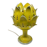 Lampe Artichaut en céramique Jaune