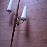 60's teak wall light from Maison Lunel