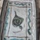 Massier Vallauris enamelled ceramic pocket emptier – polychrome floral decoration