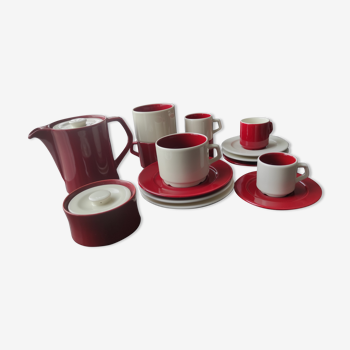 French porcelain coffee set