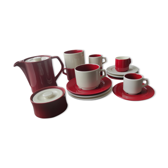 French porcelain coffee set