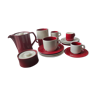 French porcelain coffee set