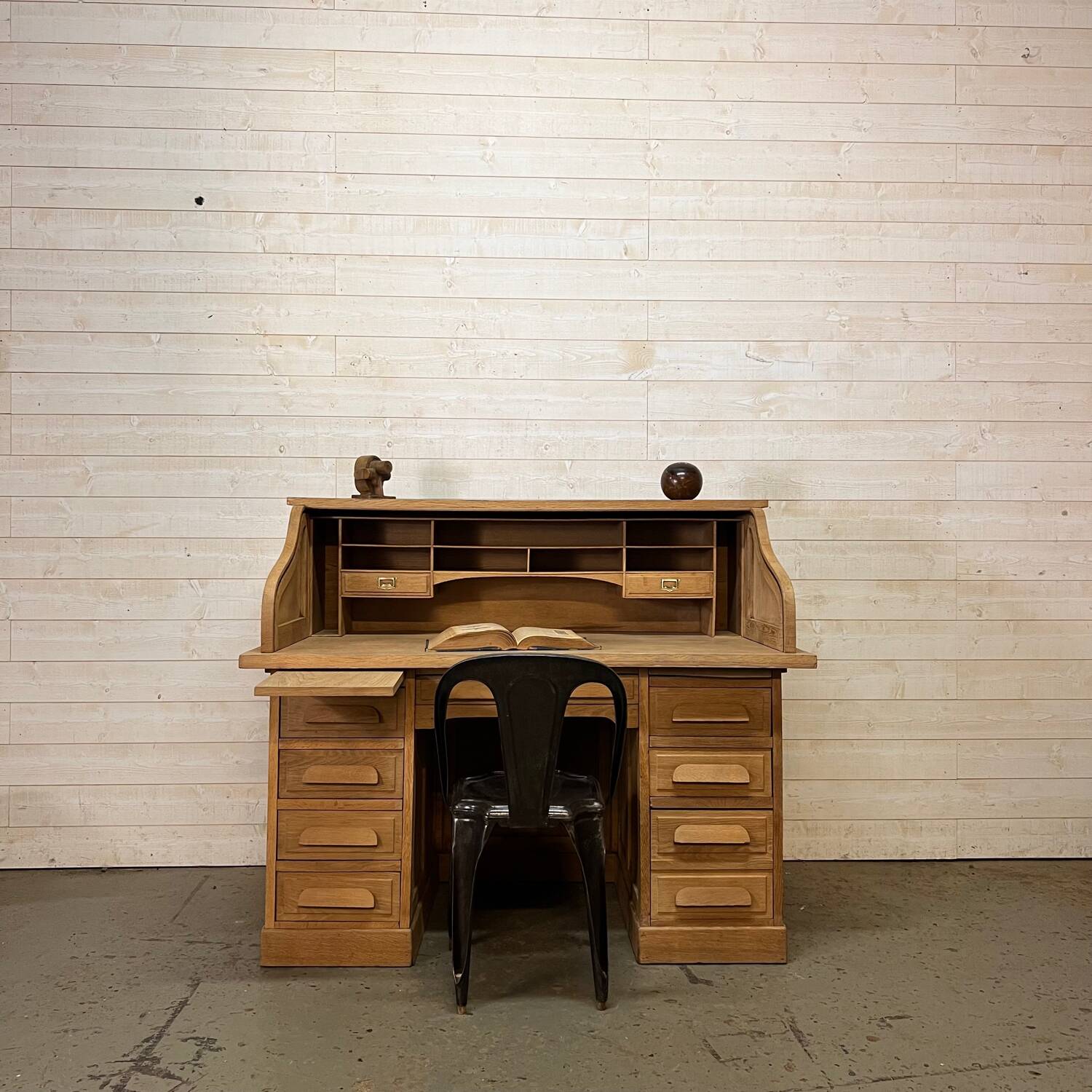 American oak desk 1950
