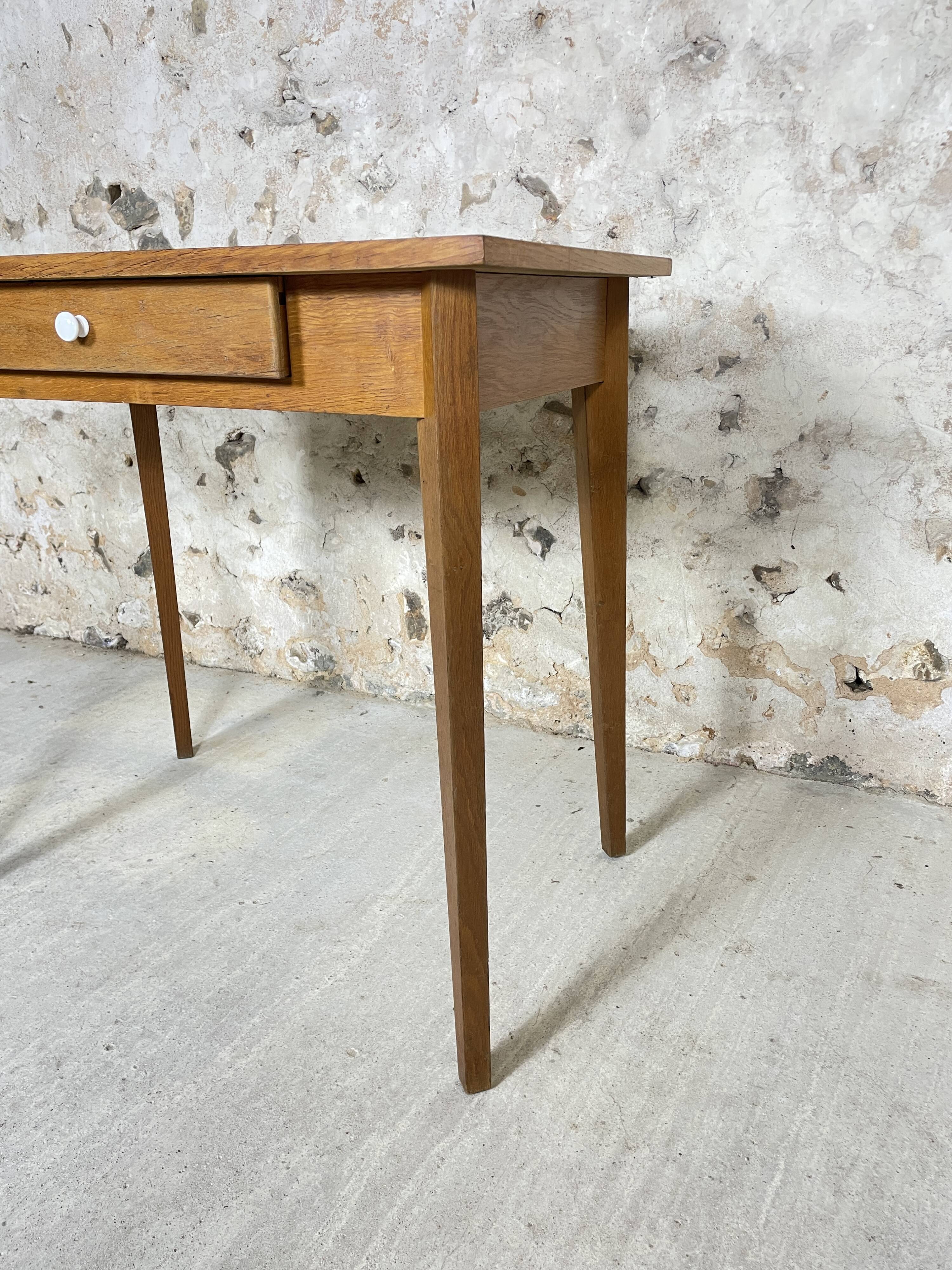 Bureau pieds compas