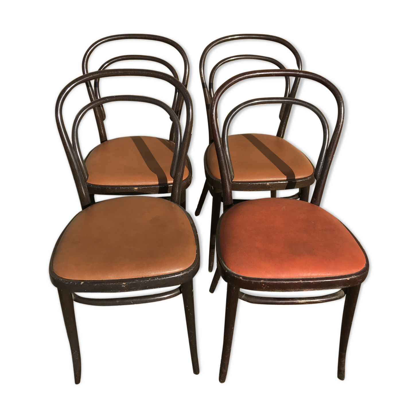 Suite de 4 chaises bistrot Thonet