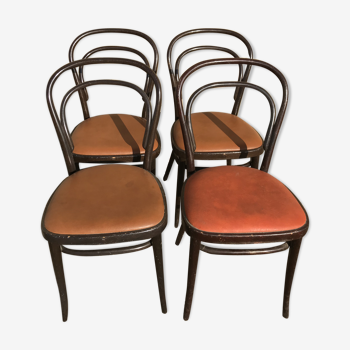 Suite de 4 chaises bistrot Thonet