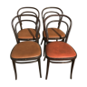 Suite de 4 chaises bistrot Thonet