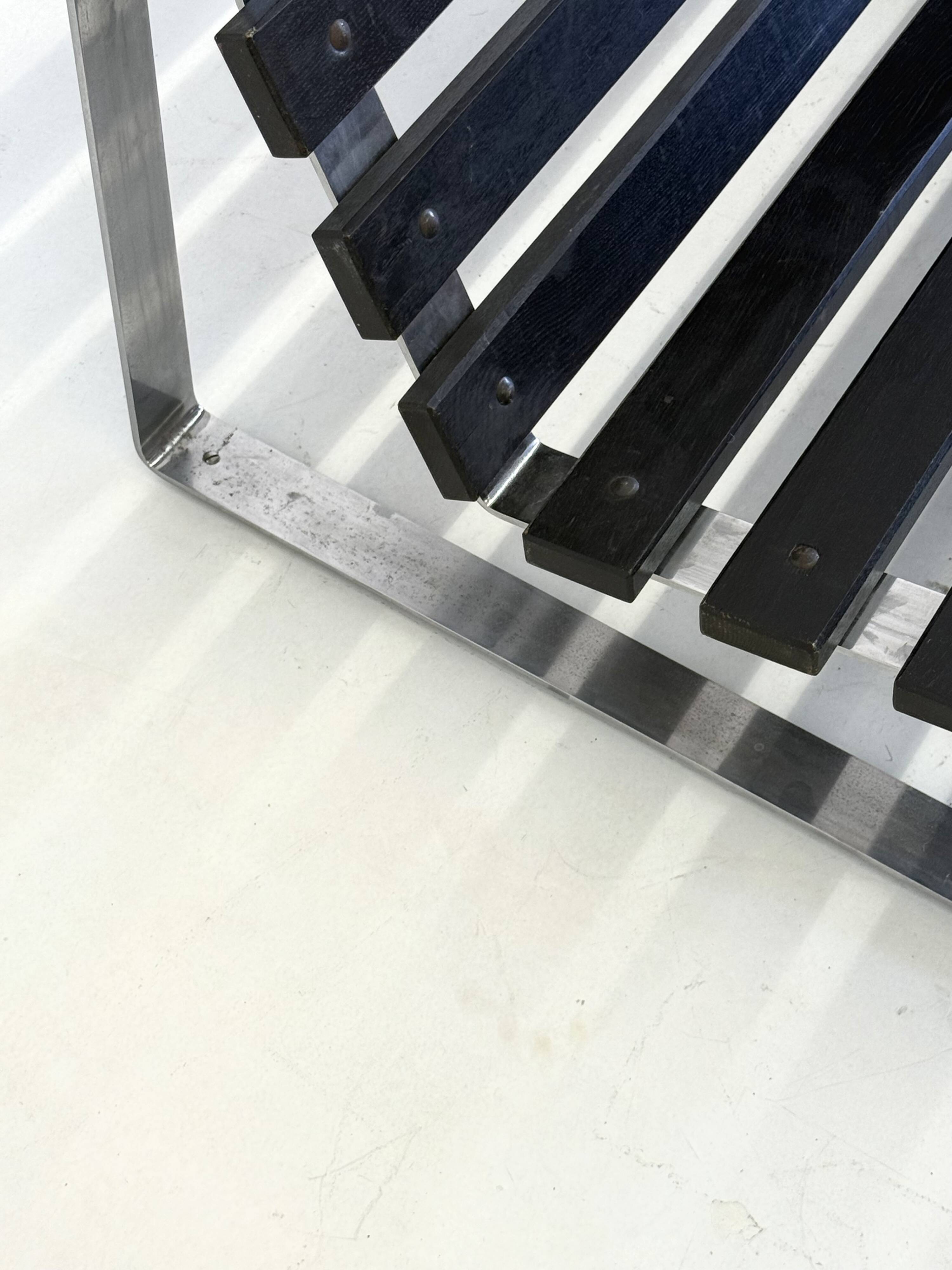 Banc à lattes vintage par Kho Liang Ie pour Artifort