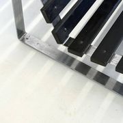 Vintage slatted bench by Kho Liang Ie for Artifort