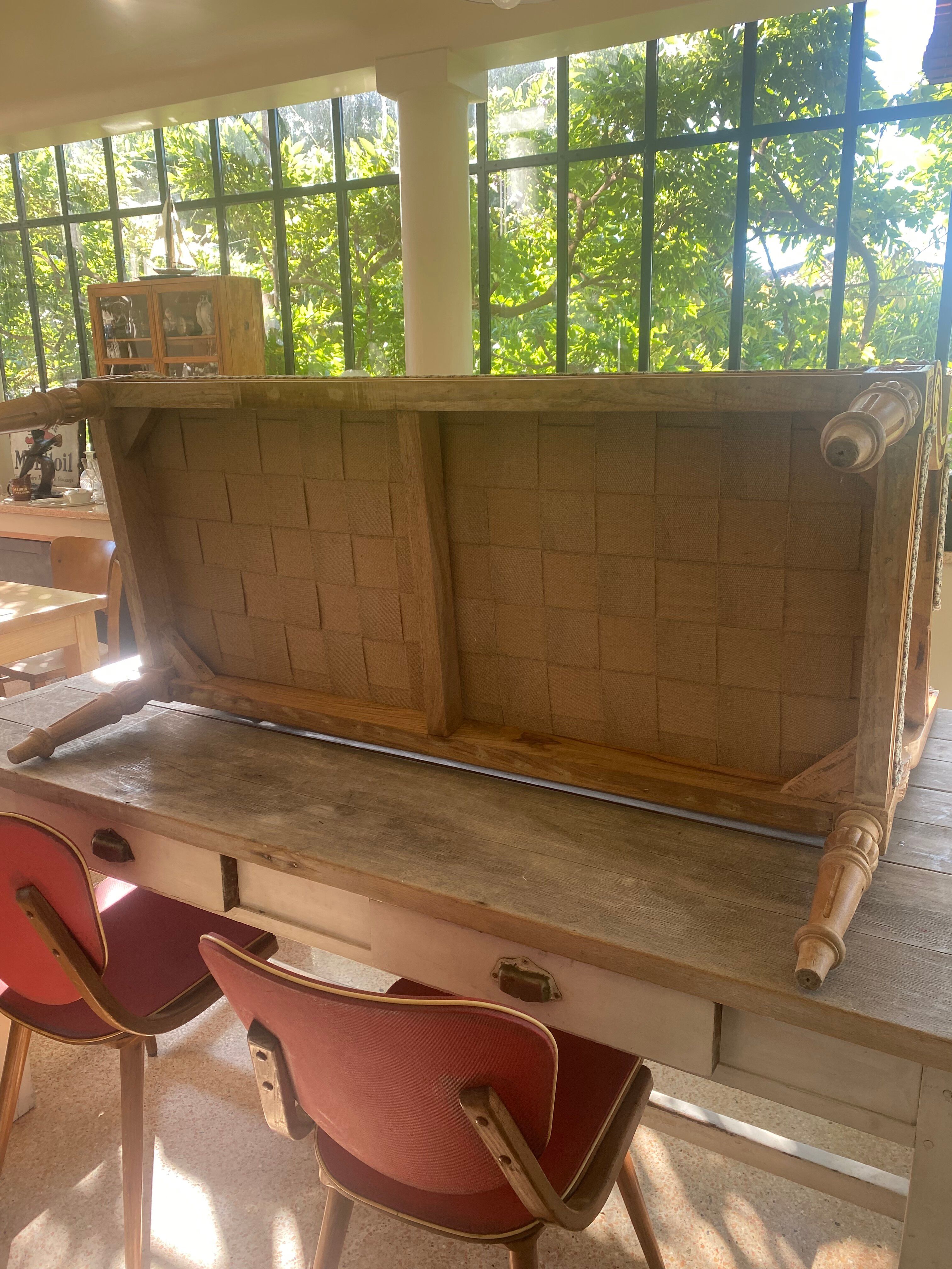 Banquette style Louis XVI