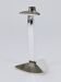 Riedel x Mesa postmodern chandeliers in silver and crystal, Italy, 1980.