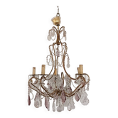 Lustre a pampilles couleur