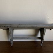 Hudson Farmhouse Folk Art Country Shelf Original Gray Patina