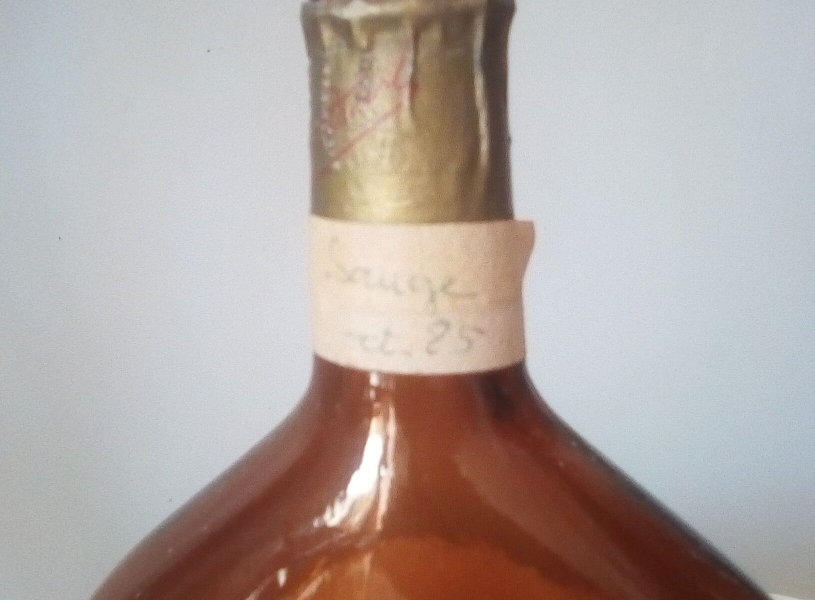 Vintage amber carafe