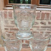 6 bistro water glasses