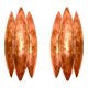 Set of 2 Unique Patinated Danish Kastor Sconces by Jo Hammerborg for Fog an