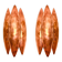 Set of 2 Unique Patinated Danish Kastor Sconces by Jo Hammerborg for Fog an