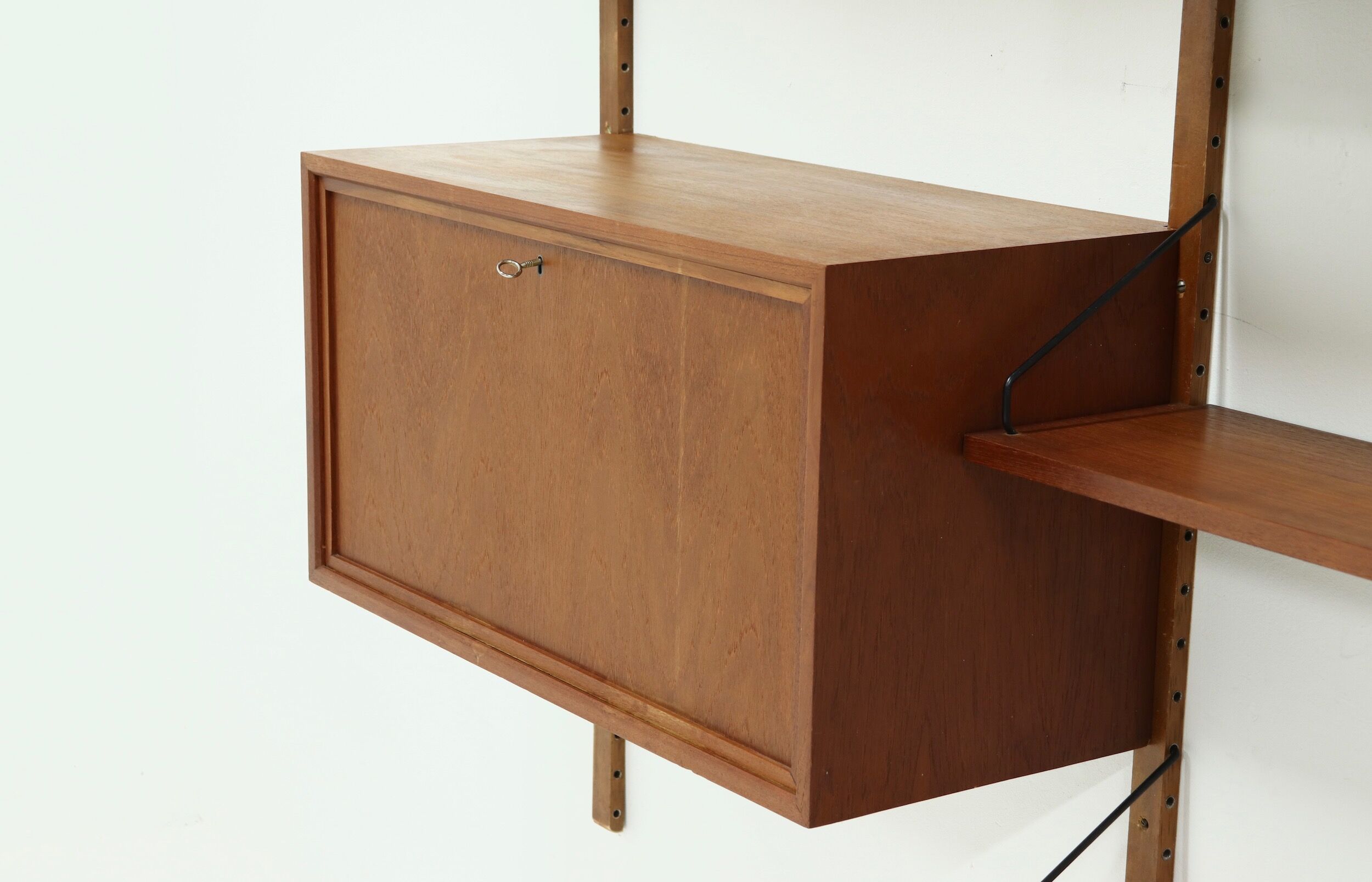 Royal system teak wall unit by Poul Cadovius for Cado Denmark, 1960's