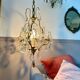 Pendant chandelier with crystal tassels