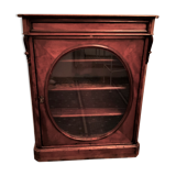 Vitrine ancienne bois au charme anglais