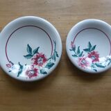 Set of 2 round calotte serving dishes Sarreguemines Monceau 200217