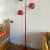 Red floor lamp