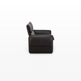 DS-2011 Armchair by De Sede, dark brown leather lounge