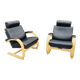 Pair of NELO Scandinavian armchairs