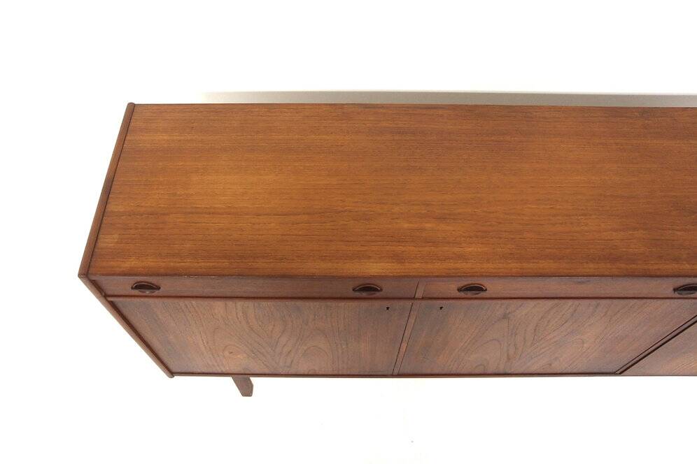 Enfilade scandinave en teck, Tage Olofsson, Tibro Ulferts, Suède, 1960